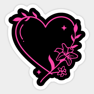 valentine heart Sticker